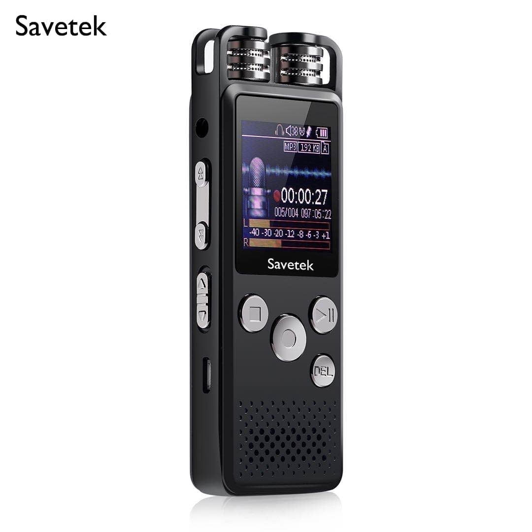 Premium Voice Activated Digital Audio Voice Recorder 16GB USB Pen Dictaphone PCM Recording Hifi Mp3 Player For Lectures Password Protection