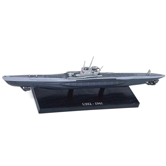 Premium WWII German U552 Submarine Replica Model 1:350 Scale, Suitable for Father's Day Gifts
