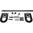 thumbnail image 1 of Premium Wagon Wheel Horseshoe Barn Door Hardware Set W/ 8' Track For 1 3/8" Doors, Matte Black, 1 of 16