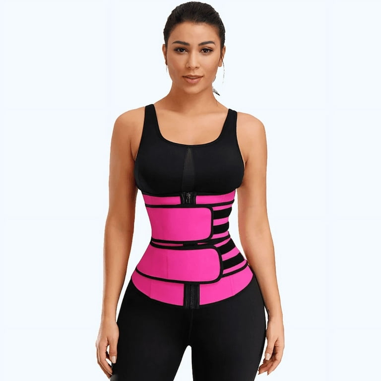 Premium Waist Trainer - Double Compression Straps with Supportive