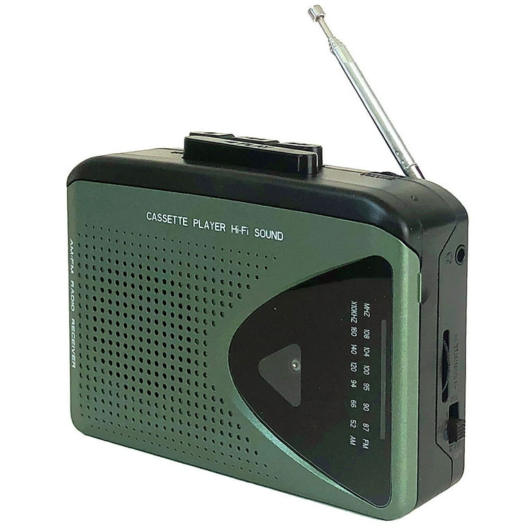 Premium Walkman With AM FM Radio And Cassette Player Dual Power By DC USB  5V Or AA Batteries