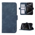 thumbnail image 1 of Premium Wallet Case for iPhone 14 Pro Max, RFID Blocking Credit Card Holder Retro PU Leather Phone Cover, Full Body Protection Anti-Scratch Flip Kickstand Purse Case for iPhone 14 Pro Max, Blue, 1 of 8