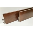 thumbnail image 1 of Wood Bed Rails - Hook-On Replacement Rails (Pair) - Walnut, 86" - Fits Twin, Full, Queen, King, & Cal. King Bed Frame Sizes, 1 of 3