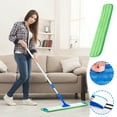thumbnail image 1 of Premium Washable Microfiber Mop Pads - Reusable Dust & Dirt Trapping Pads for Standard Mops, Eco-Friendly & Durable Cleaning Cloth, Fits Most Mop Heads, Easy to Clean (2-Pack), 1 of 6
