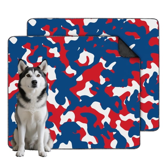 Premium Washable Pee Pads, Reusable Dog Potty Pads with Attractive Geometric Patterns, 24" x35" (Texture/leopard /Geometry)