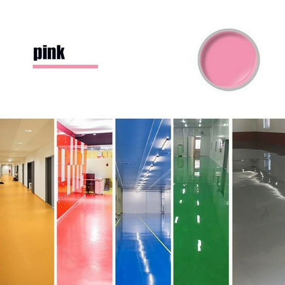 Premium Water-Based Epoxy Floor Coating - 500g Fast-Drying Sealant for Garage, Kitchen, Balcony Floors, Anti-Crack Protection on Concrete/Metal/Wood Surfaces, Heat & Cold Resistant (24-48H Cure)