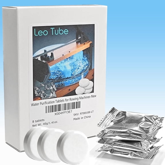 Premium Water Purification Tablets for Rowing Machine Tanks | Effective Cleaning & Water Treatment Formula for Universal Use in Water Rowing Machines