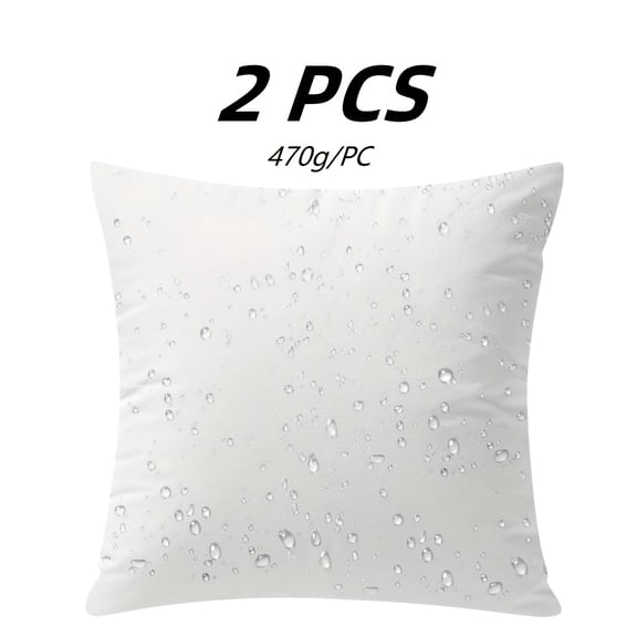 Premium Water-Resistant Outdoor Decorative Pillow Inserts-Square Cushion Fillers for Patio Furniture, Garden Decor, Picnic &Home Use - Weatherproof Throw Pillow Stuffing for Sofa, Couch & Sham Covers