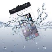 Premium Waterproof Case Transparent Bag Cover Pouch with Touch Screen DYY for Samsung Galaxy Amp 2 Prime, Avant Express Prime Grand Prime, J1 J3 Emerge J7 Perx V 2017, Note 2 On5 Prevail LTE S4
