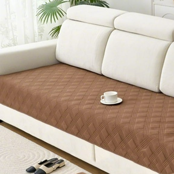 Premium Waterproof Dog Sofa Cover - Thick Quilted Pet Couch Protector with Anti-Slip Backing & Side Pocket, Washable Furniture Cover for Puppy/Cat/Kids