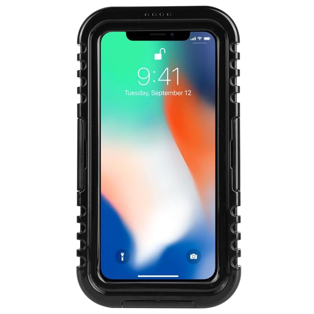 Premium Waterproof Fully Sealed Hard Case For Apple iPhone XS / iPhone X With Protective Cover And Shockproof Protection (Black)