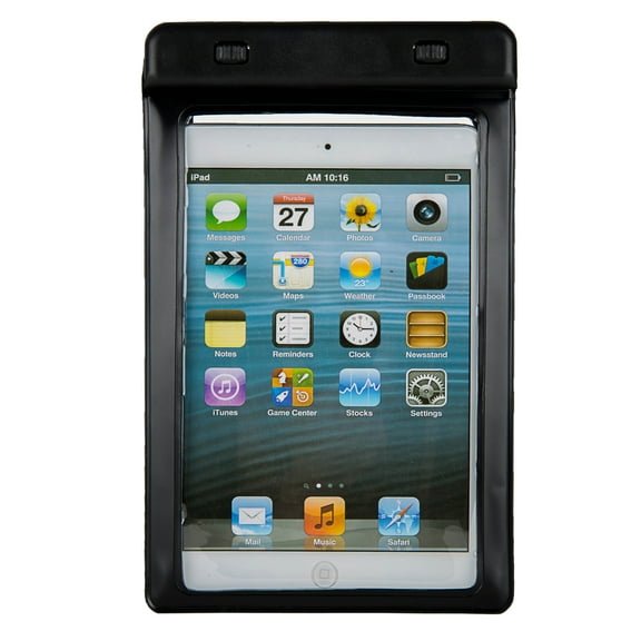 Premium Waterproof Interlocking Seal Carrying Case for Apple iPad Mini with Included Lanyard Strap