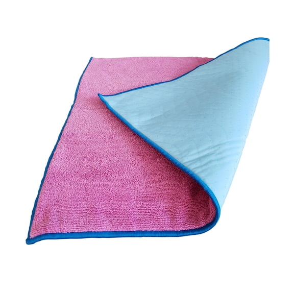 Premium Waterproof Seat Pad for Incontinence - Slip- Resistant, Ultra Absorbent Soft Microfiber 22 x 22 Inches - for Adults, Kids and Pets, Gray/Blue
