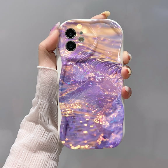 Premium Wavy Texture Protective Case Exclusive for Apple iPhone 17, Reinforced Anti-Drop Construction, Full Coverage Lens Protection