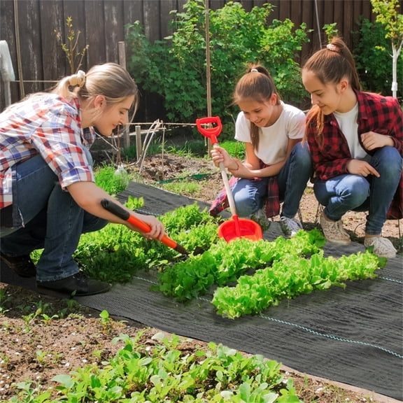 Premium Weed Barrier Fabric 140g/m PP Black 3.9ft x 300ft - Heavy Duty Landscape Ground Cover for Gardens, Greenhouses, Pathways, UV Resistant