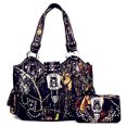thumbnail image 1 of Premium Western Rhinestone Camouflage Large Purse Belt Buckle Handbag With Mathing Wallet, 1 of 6
