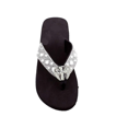 thumbnail image 1 of Premium Western Rhinestone Cross Angel Wings Blingbling Flip Flop, 1 of 1
