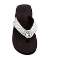 thumbnail image 1 of Premium Western Rhinestone Large Concho Blingbling Flip Flops S050, 1 of 2