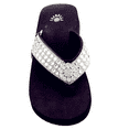 thumbnail image 1 of Premium Western Rhinestone Sun Floral Concho Blingbling Flip Flops S051, 1 of 2
