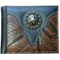 thumbnail image 1 of Premium Western Style Soft PU Leather Bifold Wallet in Multi- Emblem, 1 of 4