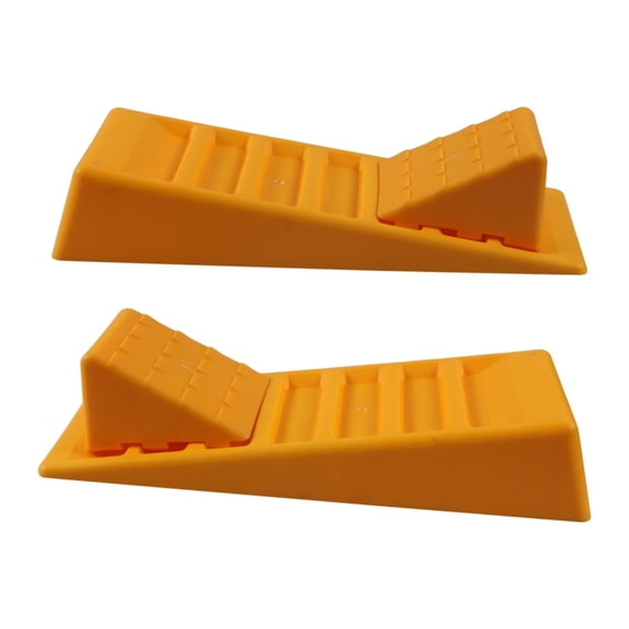 Premium Wheel Chocks for Motorhome Campers Stabilizing Blocks with Durability PP Construction Non Slip Vehicle Leveling