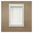 Premium White 2" Inch Faux Wood Blind 20" W x 64 L (Actual Size 19 1/2