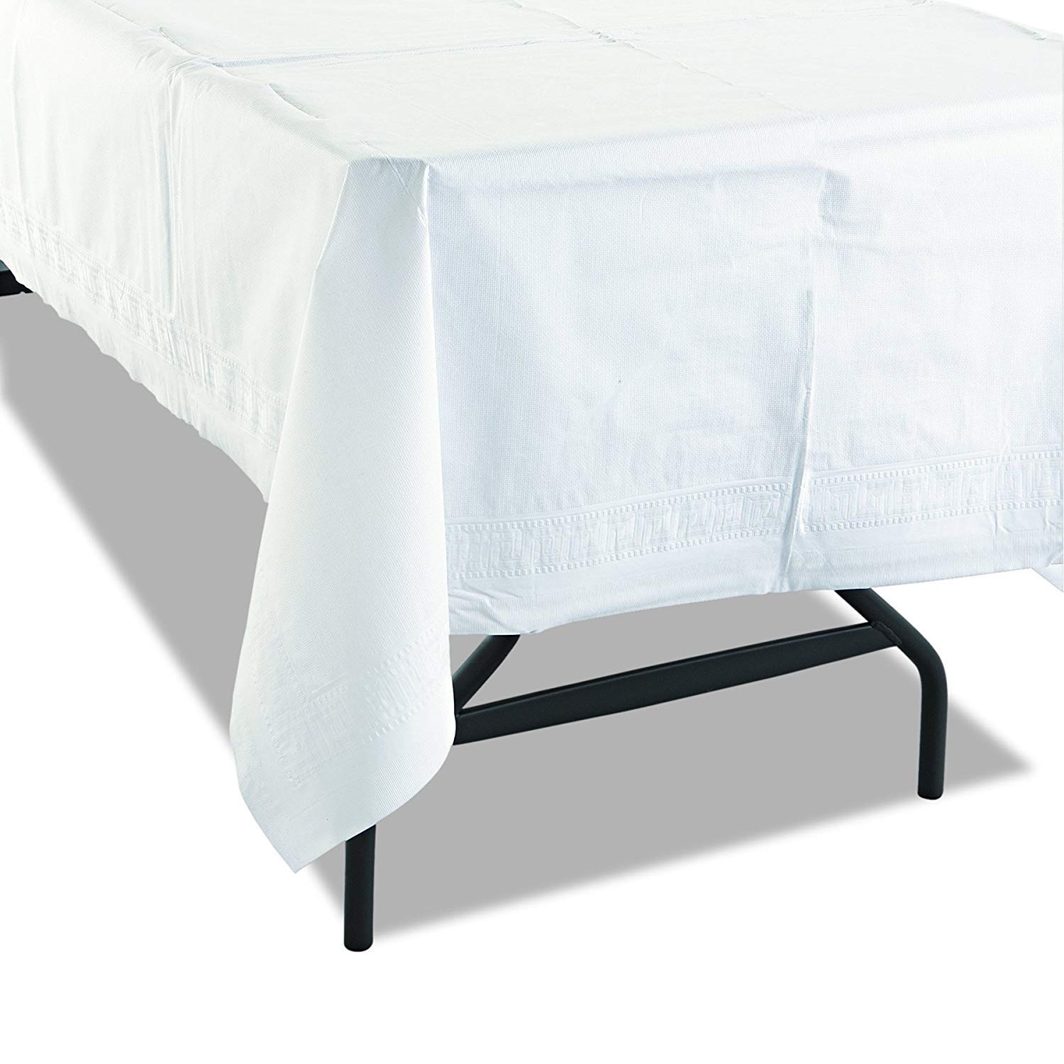 Premium White Paper Table Cloths for Parties 11 Disposable Tablecloths