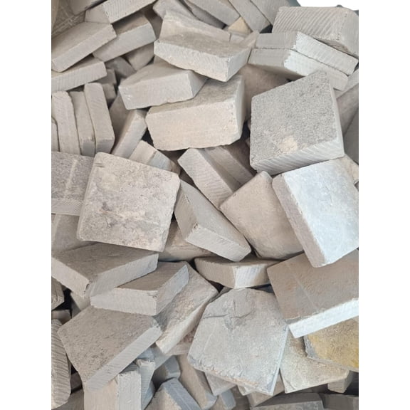 Premium White Slate Bar & Shale Stone Limestone Chalk | High-Quality Material