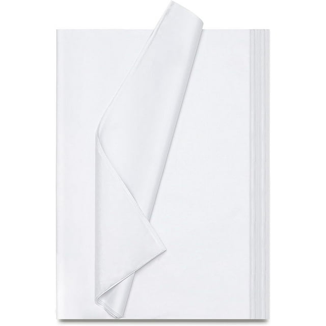 Premium White Tissue Paper for Gift Bags 115 Sheets, Soft & Durable