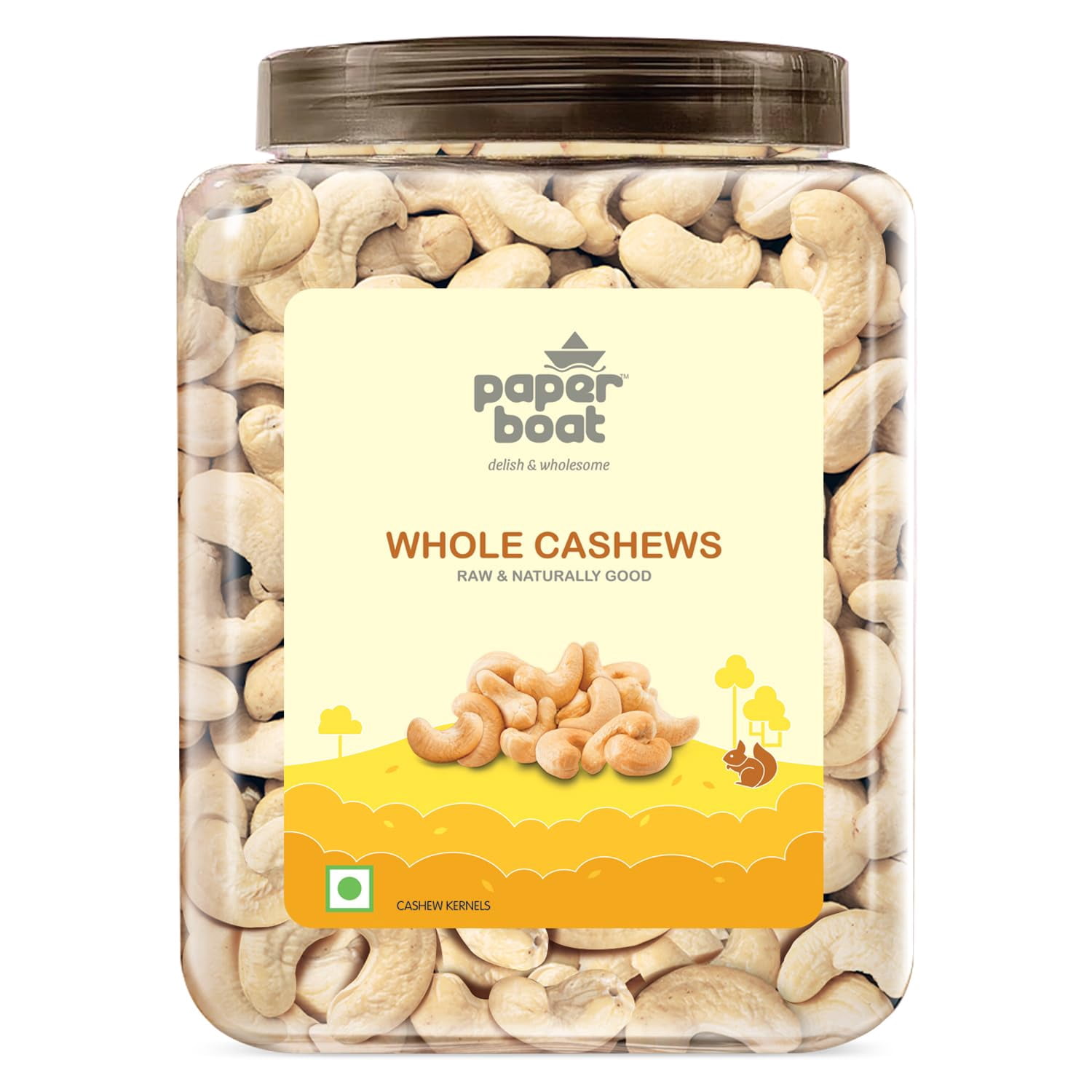 Premium Whole Cashews By Paper Boat 1kg, 35.2 Ounce | Natural & Premium ...
