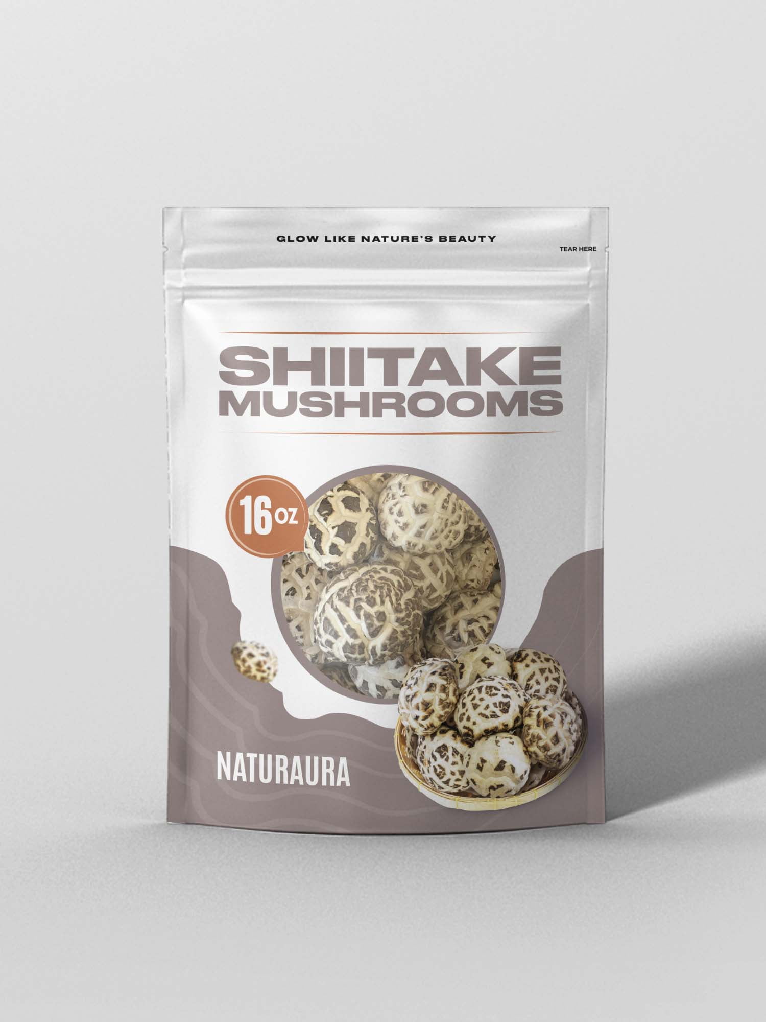 Shitake Mushroom Caps Whole - 8 Ounces - Whole Dried Japanese Shitake