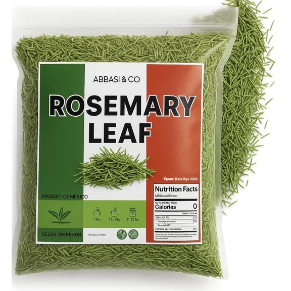 Premium Whole Rosemary Leaves - Hoja de Romero Deshidratada - Aromatic and All-Natural - Perfect for Meats, Fish, Infused Oils, Dips, and Teas - Authentic Mexican Touch to Your Dishes (5oz)