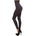 thumbnail image 1 of Premium Women Thick High Waist Tummy Compression Slimming Leggings French Terry Lining Plus Size L XL, 1 of 4