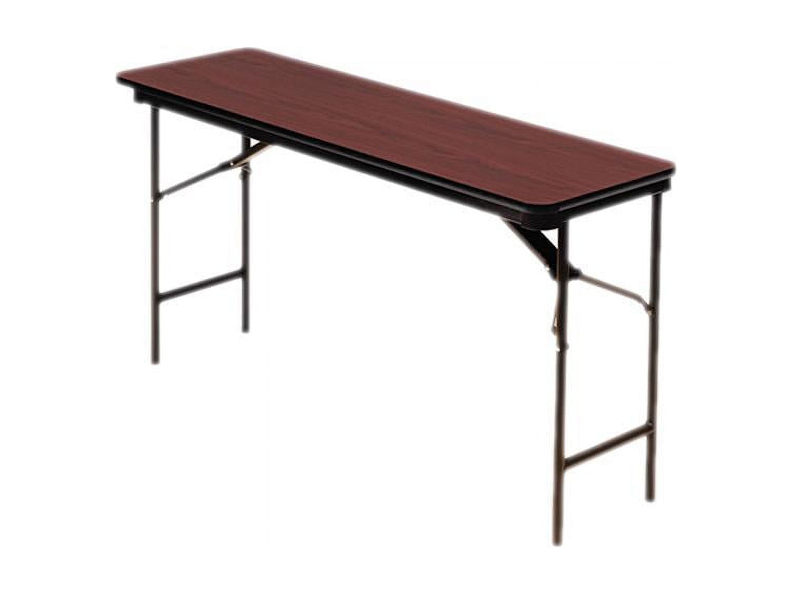 Premium Wood Laminate Folding Table, Rectangular, 60w X 18d X 29h