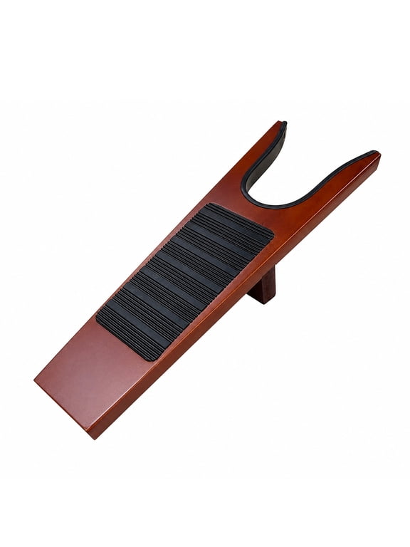 Premium Wooden Boot Puller Tool, Anti-Slip Shoe Remover with Rubber U-Grip, No-Bending Boot Jack for Muck, Cowboy and Tall Riding Boots