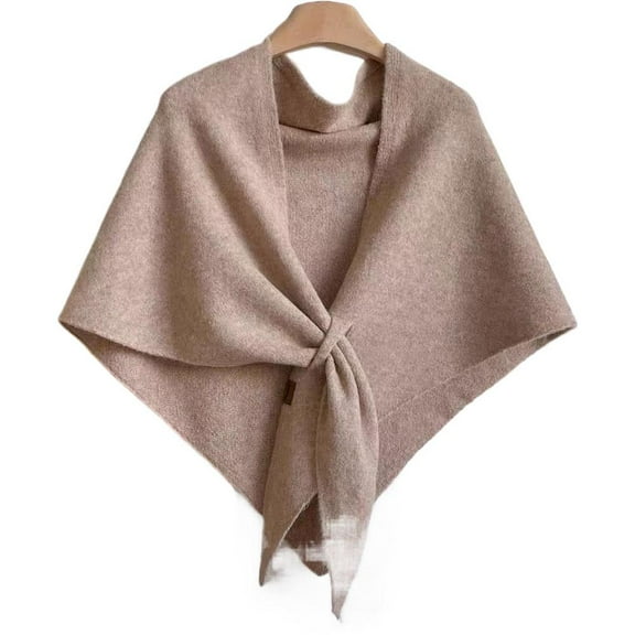 Premium Wool Blend Shawl Scarf Oversized Triangle Wrap Soft Warm Versatile Fashion For Women 2025