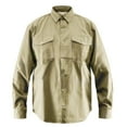 thumbnail image 1 of Premium Work/Casual Wear Shirt – Full Sleeve - 65/35 Blend – 6 oz (2X-Large, Khaki), 1 of 2