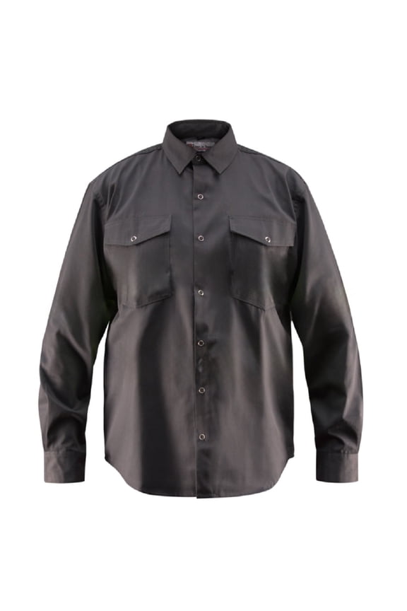 Premium Work/Casual Wear Shirt Full Sleeve - 65/35 Blend 6 oz (Small, Dark Gray)