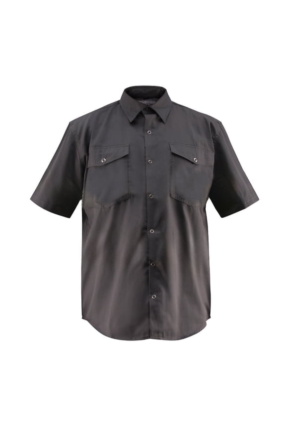 Premium Work/Casual Wear Shirt Half Sleeve - 65/35 Blend 6 oz (X-Large, Dark Gray)
