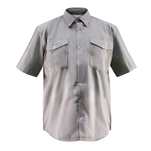 Premium Work/Casual Wear Shirt – Half Sleeve - 65/35 Blend – 6 oz (XL, Light Grey)