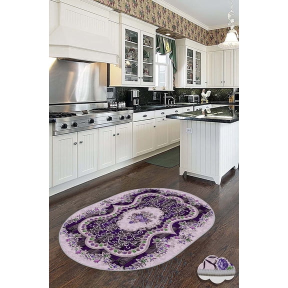 Premium Woven Carpet Area Rug, 5.9 x 9.2 ft, 100% Polyester, 650 g/m | Antibacterial, Non-Slip Underside, 3D Digital Printing | Machine Washable, Soft Pile Height: 0.3 in |