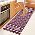 thumbnail image 1 of Premium Woven Cotton Anti Fatigue Kitchen Runner Mat 18x48 Inch, Cushioned Non Slip Kitchen Floor Rug for Home Laundry Office, 1 of 4
