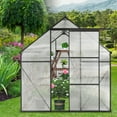 Premium XNGGNG Heavy Duty All Season 6x8 FT Polycarbonate Greenhouse