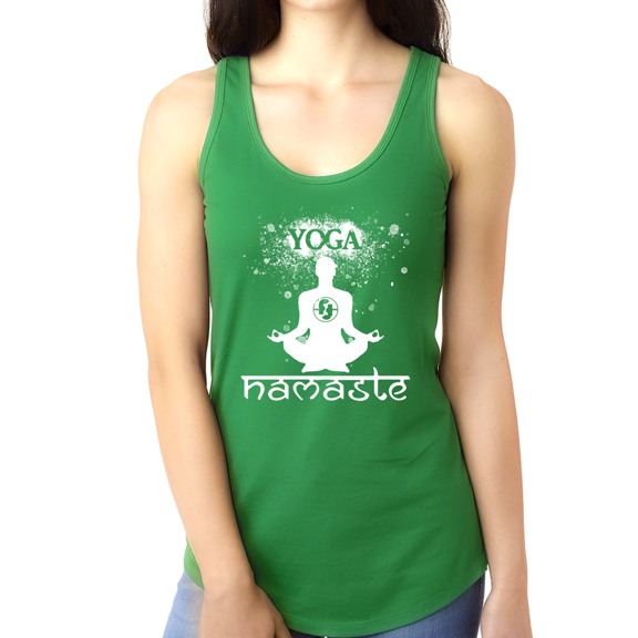 Premium Yoga Tank Namaste Yoga Tank Top Yoga Shirts for Women Om Casual Yoga Tank Tops