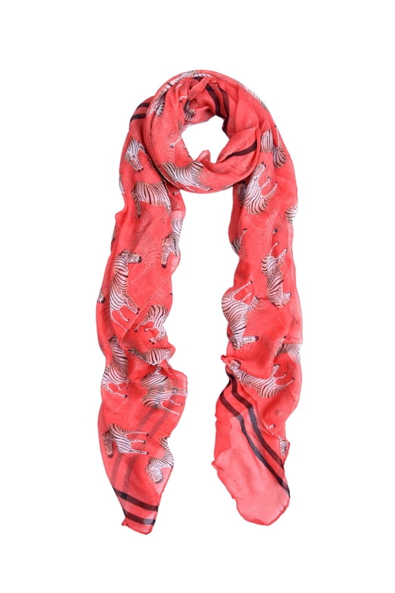 Premium Zebra Animal Print Scarf