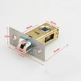 Premium Zinc Alloy Mortice Door Tubular Latch with Bolt Through