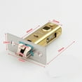 Premium Zinc Alloy Mortice Door Tubular Latch with Bolt Through