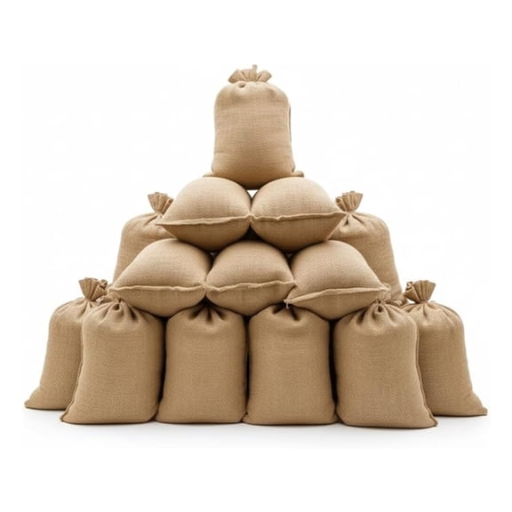 Premium bulk 24 Pack Large Burlap sack Bags | 24 Piece Set | 24 x 40 inch | New Coffee Bag | Potato Bag | Sack Race | Seed Preserve Sack