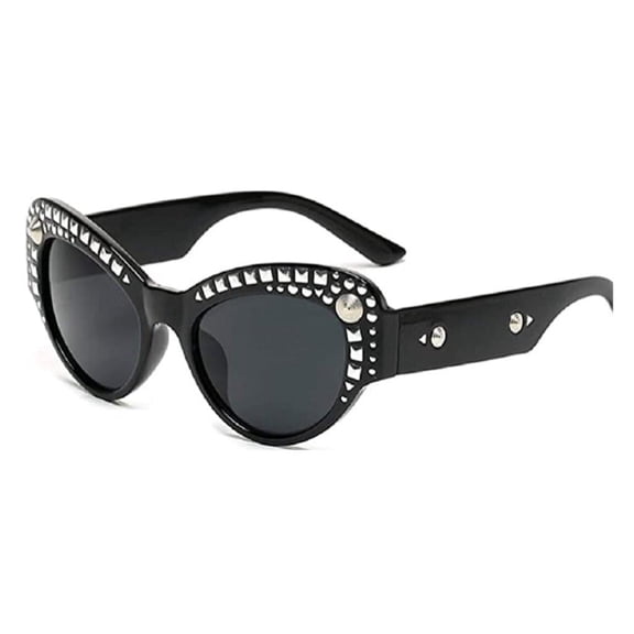 Premium fashion Cat Eye Sunglasses Vintage Cool Shades  (Black, Gray)