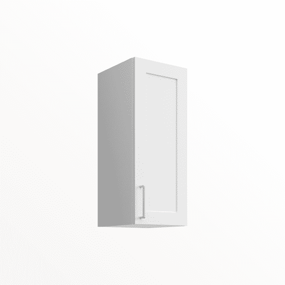 Premium, fully-assembled German white shaker wall cabinet 13.7" (35cm) 1 right door